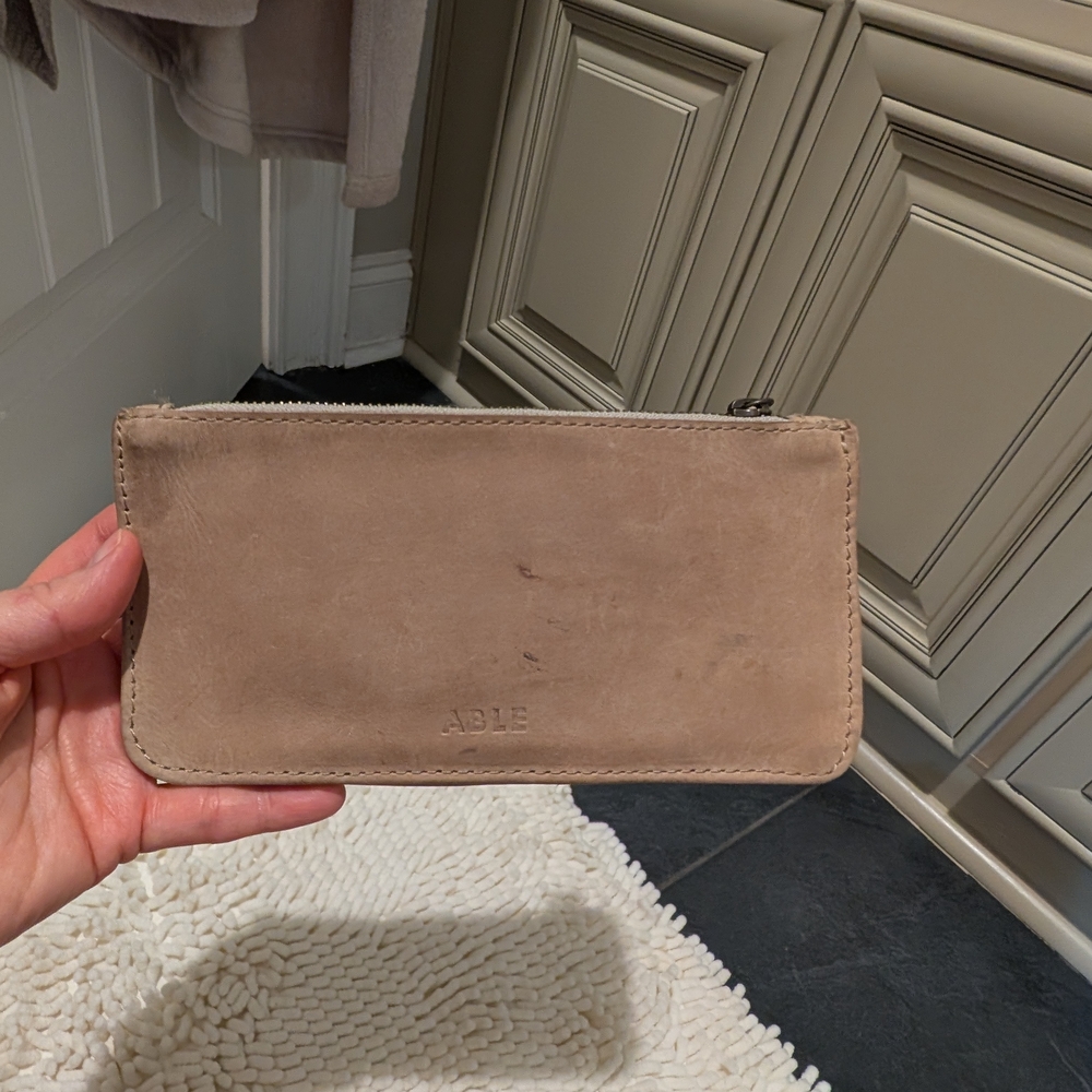 Able Tan Leather Wallet